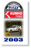 Kumho National Rally Championship 20033